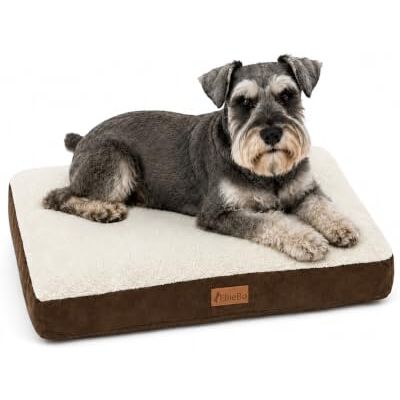 Lit pour chien Ellie-Bo - Détails en daim synthétique et laine de mouton - 30" - Publicité Lit pour chien Ellie-Bo - Détails en daim synthétique et laine de mouton - 30" - Publicité