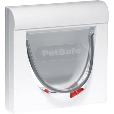 PetSafe Chatière Magnétique pour Chat Classique Staywell Verrouillage à 4 Positions avec Tunnel d'extension Fixe, Résistante et Facile à Installer Blanc, Taille Unique - Publicité PetSafe Chatière Magnétique pour Chat Classique Staywell Verrouillage à 4 Positions avec Tunnel d'extension Fixe, Résistante et Facile à Installer Blanc, Taille Unique - Publicité