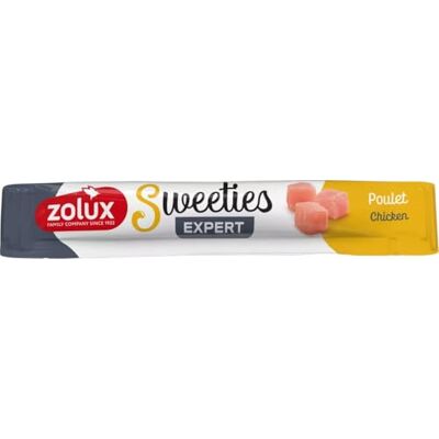 ZOLUX - SWEETIES - Poulet - 8x14g - Cat snack - Publicité ZOLUX - SWEETIES - Poulet - 8x14g - Cat snack - Publicité