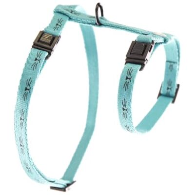 Harnais Chat Turquoise Martin Sellier - 35-50cm réglable - Publicité Harnais Chat Turquoise Martin Sellier - 35-50cm réglable - Publicité