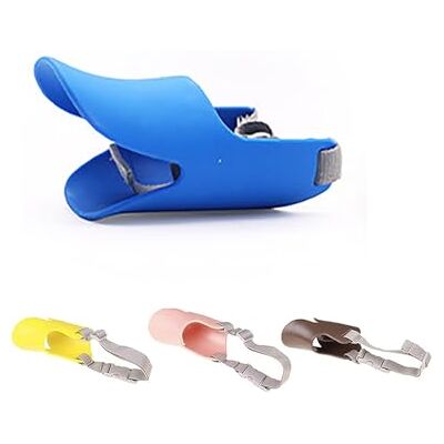 UpTuoLi Muselière anti-morsure en silicone en forme de canard pour chiots - Publicité UpTuoLi Muselière anti-morsure en silicone en forme de canard pour chiots - Publicité
