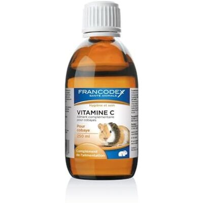 Francodex Vitamine C 250ml pour Cobaye - Publicité Francodex Vitamine C 250ml pour Cobaye - Publicité