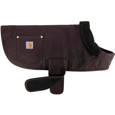 Carhartt Manteau de corvée Isolant pour Chien, Durable et résistant aux intempéries, vin foncé, Taille S - Publicité Carhartt Manteau de corvée Isolant pour Chien, Durable et résistant aux intempéries, vin foncé, Taille S - Publicité