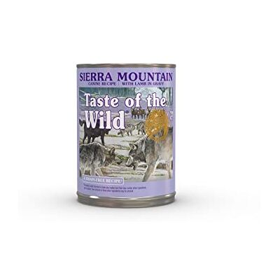 Taste of the Wild Sierra Mountain Nourriture Humide pour Chiens - Agneau, 12 x 390g - Publicité Taste of the Wild Sierra Mountain Nourriture Humide pour Chiens - Agneau, 12 x 390g - Publicité