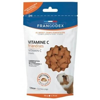 Francodex -Friandises Vitamine C pour Cobayes 50g-FR-174132 - Publicité Francodex -Friandises Vitamine C pour Cobayes 50g-FR-174132 - Publicité