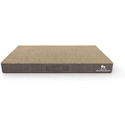 Knuffelwuff Tapis pour Chien orthopédique Ellenie en Peluche et Velours 100 x 65cm Beige - Publicité Knuffelwuff Tapis pour Chien orthopédique Ellenie en Peluche et Velours 100 x 65cm Beige - Publicité