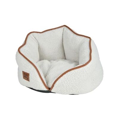 Panier rond en tissu Wooly - 40x32 cm - Toucher doux - Publicité Panier rond en tissu Wooly - 40x32 cm - Toucher doux - Publicité