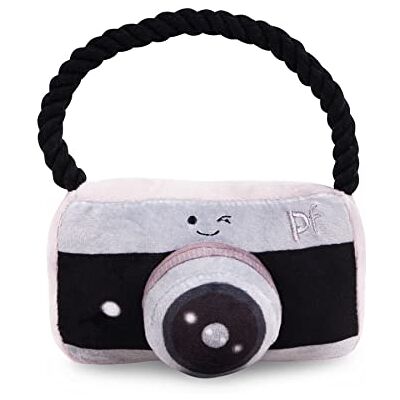 Jouet pour chien Petface Caméra en peluche rétro avec corde - Jouet pour chien - Publicité Jouet pour chien Petface Caméra en peluche rétro avec corde - Jouet pour chien - Publicité