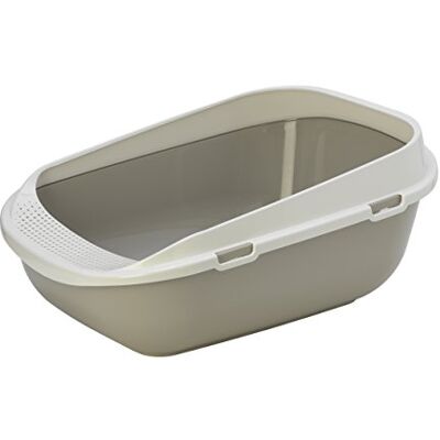 MODERNA BAC LITIERE GEANT POUR CHAT 65 CM /GRANDE MAISON TOILETTE POUR CHAT JUSQU’À 8/9 KG - Publicité MODERNA BAC LITIERE GEANT POUR CHAT 65 CM /GRANDE MAISON TOILETTE POUR CHAT JUSQU’À 8/9 KG - Publicité