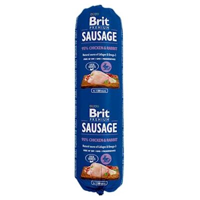 Brit Premium by Nature Saucisse Poulet & Lapin Poulet Lapin 800 g - Publicité Brit Premium by Nature Saucisse Poulet & Lapin Poulet Lapin 800 g - Publicité