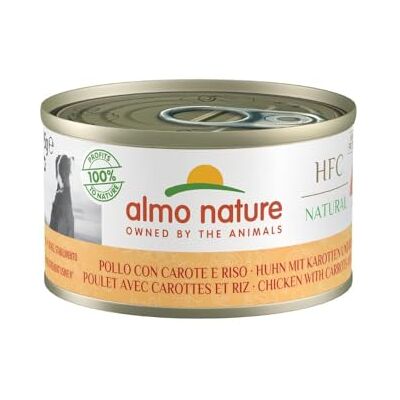 almo nature HFC Natural Pâtée pour Chien – Poulet avec Carottes et Riz – 95 g, Lot de 24 - Publicité almo nature HFC Natural Pâtée pour Chien – Poulet avec Carottes et Riz – 95 g, Lot de 24 - Publicité