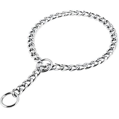 PETTOM Collier Étrangleur pour Chien, Collier Métal pour Chiens, Colliers Chaine pour Chien Chiot en Fer Solide, Collier de Dressage pour Chiens (Fer, 50cm) - Publicité PETTOM Collier Étrangleur pour Chien, Collier Métal pour Chiens, Colliers Chaine pour Chien Chiot en Fer Solide, Collier de Dressage pour Chiens (Fer, 50cm) - Publicité