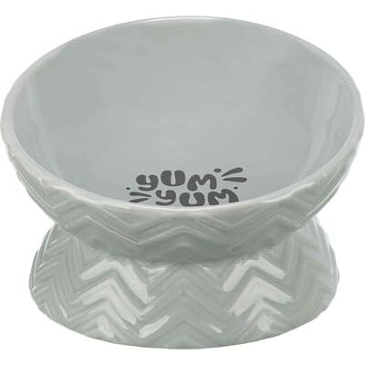 Bol à Nourriture et Eau Surélevé Trixie - 350 ml, Gris - Publicité Bol à Nourriture et Eau Surélevé Trixie - 350 ml, Gris - Publicité