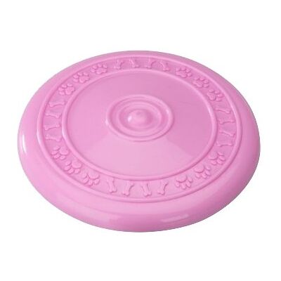 Disque en caoutchouc EBI - Rose - Jouet pour chien - Publicité Disque en caoutchouc EBI - Rose - Jouet pour chien - Publicité
