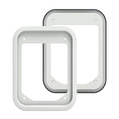 Adaptateur Pet Mate Elite 360 - Porte en métal/UPVC - Blanc - Publicité Adaptateur Pet Mate Elite 360 - Porte en métal/UPVC - Blanc - Publicité