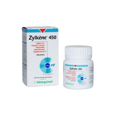 Vétoquinol Zylkene - Capsules de Soutien au Stress - 450 mg - Publicité Vétoquinol Zylkene - Capsules de Soutien au Stress - 450 mg - Publicité