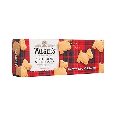 Walkers Walker's Shortbread Scottie Dog Shapes – Recette traditionnelle écossaise au beurre pur, 110 g - Publicité Walkers Walker's Shortbread Scottie Dog Shapes – Recette traditionnelle écossaise au beurre pur, 110 g - Publicité