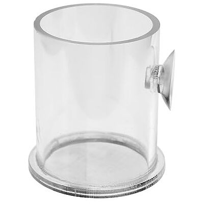 DONGKER Bol d'alimentation pour Crevettes,Tube d'alimentation en Acrylique pour Aquarium avec Ventouse pour Aquarium - Publicité DONGKER Bol d'alimentation pour Crevettes,Tube d'alimentation en Acrylique pour Aquarium avec Ventouse pour Aquarium - Publicité
