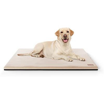 Knuffelwuff Tapis pour Chien orthopédique Douillet Berrith en Imitation Lapin Tout Doux 100x70cm Beige - Publicité Knuffelwuff Tapis pour Chien orthopédique Douillet Berrith en Imitation Lapin Tout Doux 100x70cm Beige - Publicité