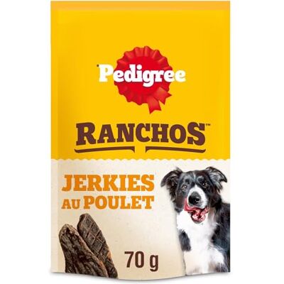Friandises Ranchos Originals de Pedigree au Bœuf - Riche en Viande - Publicité Friandises Ranchos Originals de Pedigree au Bœuf - Riche en Viande - Publicité