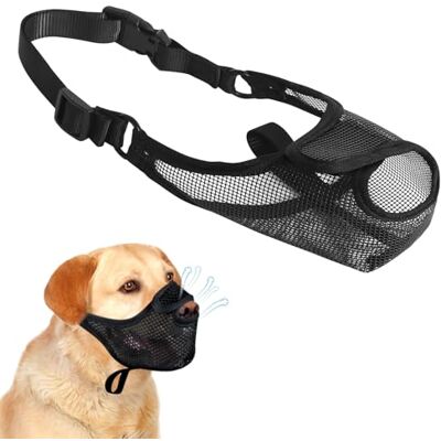 prota Museliere pour Chiens Ajustable Muselière Chien, Muselière en Nylon Réglable avec Sangles, Muselière en Maille Respirante Empêche Les Aboiements Morsures et Repas Accidentels(XL) - Publicité prota Museliere pour Chiens Ajustable Muselière Chien, Muselière en Nylon Réglable avec Sangles, Muselière en Maille Respirante Empêche Les Aboiements Morsures et Repas Accidentels(XL) - Publicité