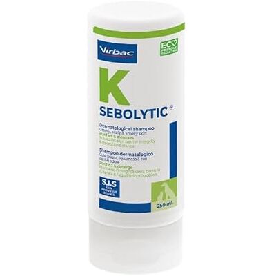 Shampoing Sebolytic Virbac pour Chiens et Cats - 250ml/200ml - Publicité Shampoing Sebolytic Virbac pour Chiens et Cats - 250ml/200ml - Publicité