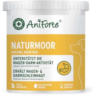 AniForte Boue naturelle pour chiens et chats 750 g – Améliore l'état des matières fécales, la digestion, l'activité gastro-intestinale et stimule l'appétit – avec une grande acceptation - Publicité AniForte Boue naturelle pour chiens et chats 750 g – Améliore l'état des matières fécales, la digestion, l'activité gastro-intestinale et stimule l'appétit – avec une grande acceptation - Publicité