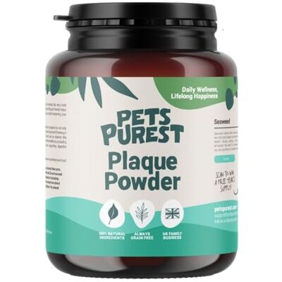 Pets Purest - Plaque Off Powder - Pour Chiens - Publicité Pets Purest - Plaque Off Powder - Pour Chiens - Publicité