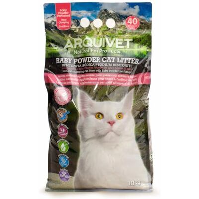 Litière pour chat Arquivet 10kg parfum talc - Publicité Litière pour chat Arquivet 10kg parfum talc - Publicité