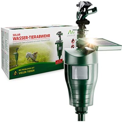 Gardigo Répulsif Solaire à Jet d'eau pour Chats, Oiseaux et Hérons - Publicité Gardigo Répulsif Solaire à Jet d'eau pour Chats, Oiseaux et Hérons - Publicité