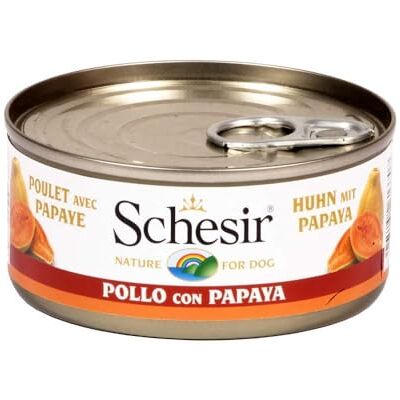 SCHESIR Chien Poulet 150G - Nourriture pour chiens - Publicité SCHESIR Chien Poulet 150G - Nourriture pour chiens - Publicité