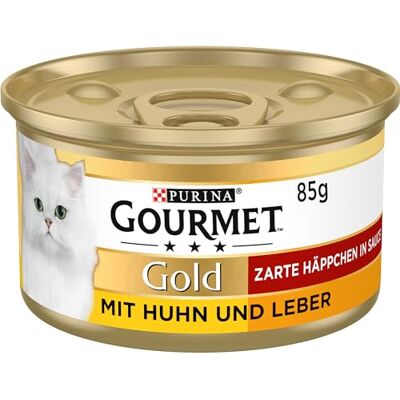 Gourmet Or Doublure Zarte Amuse-Gueules Chat en Sauce 12X85g - Publicité Gourmet Or Doublure Zarte Amuse-Gueules Chat en Sauce 12X85g - Publicité
