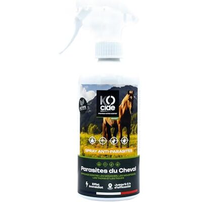 K-O CIDE K-OCIDE Barrière répulsive contre parasites du cheval Anti-Insectes Polyvalent Produit Naturel 500 ml. Publicité K-O CIDE K-OCIDE Barrière répulsive contre parasites du cheval Anti-Insectes Polyvalent Produit Naturel 500 ml. Publicité