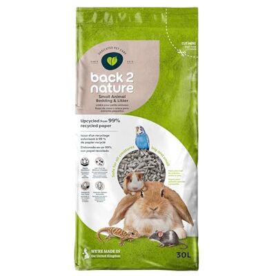 Back2Nature Pellets en Papier Recyclé - Litière pour Petits Animaux - Publicité Back2Nature Pellets en Papier Recyclé - Litière pour Petits Animaux - Publicité