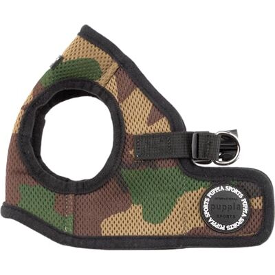 Puppia Harnais pour Petit et Moyen Chien Convient aux Chiots Anti Traction, Camouflage, L - Publicité Puppia Harnais pour Petit et Moyen Chien Convient aux Chiots Anti Traction, Camouflage, L - Publicité