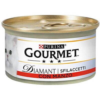 Gourmet - Diamant Émincé de bœuf 24 Boîtes 85g - Nourriture pour chats - Publicité Gourmet - Diamant Émincé de bœuf 24 Boîtes 85g - Nourriture pour chats - Publicité