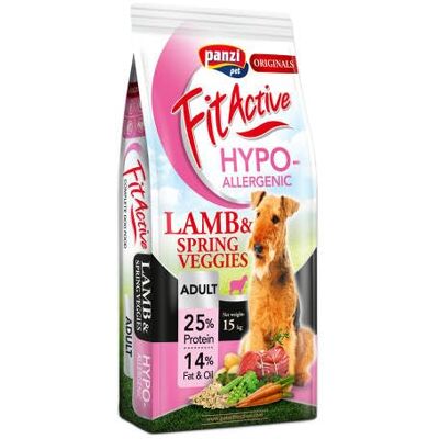 FitActive Agneau Légumes de Printemps Nourriture pour Chiens Hypoallergénique - 15kg - Publicité FitActive Agneau Légumes de Printemps Nourriture pour Chiens Hypoallergénique - 15kg - Publicité
