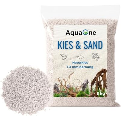AquaOne Gravier pour Aquarium Sable 5 kg I Fond de lit noir clair coloré fin moyen grossier I Gravier d'aquarium Qualité Premium I Sable de quartz Gravier d'aquarium Décoration Aquascaping - Publicité AquaOne Gravier pour Aquarium Sable 5 kg I Fond de lit noir clair coloré fin moyen grossier I Gravier d'aquarium Qualité Premium I Sable de quartz Gravier d'aquarium Décoration Aquascaping - Publicité