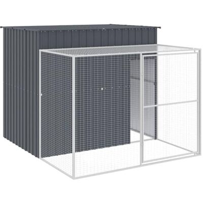 vidaXL Niche pour Chien avec Cour Anthracite 214x253x181 cm, Cage pour Chien, abri pour Chien, Maison pour Animaux, Cages pour Chien, Cour pour Chien - Publicité vidaXL Niche pour Chien avec Cour Anthracite 214x253x181 cm, Cage pour Chien, abri pour Chien, Maison pour Animaux, Cages pour Chien, Cour pour Chien - Publicité