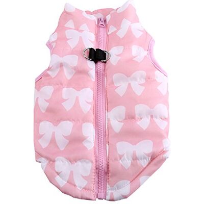 Zerodis Veste pour Animaux De Compagnie Manteaux Chauds pour Chiens Hiver Automne Vestes Chaudes en Coton Chat Chien Manteau Vêtements Animaux Vêtements Costumes (M-Rose) - Publicité Zerodis Veste pour Animaux De Compagnie Manteaux Chauds pour Chiens Hiver Automne Vestes Chaudes en Coton Chat Chien Manteau Vêtements Animaux Vêtements Costumes (M-Rose) - Publicité