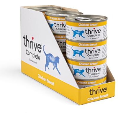 Thrive Adult Poitrine de Poulet - Nourriture humide pour chats - Publicité Thrive Adult Poitrine de Poulet - Nourriture humide pour chats - Publicité