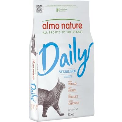 almo nature Daily Sterilised Croquettes pour Chats Stérilisés Poulet Sac de 12 kg - Publicité almo nature Daily Sterilised Croquettes pour Chats Stérilisés Poulet Sac de 12 kg - Publicité