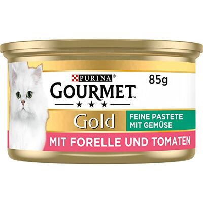 Gourmet Purina Gold Feine Pastete,Chat Nourriture humide, 12er Pack (12 x 85 g Dose) - Publicité Gourmet Purina Gold Feine Pastete,Chat Nourriture humide, 12er Pack (12 x 85 g Dose) - Publicité