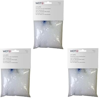 WDT UriCat Litière spéciale pour chat Lot de 3 3 x 200 g Litière pour la collecte d'échantillons d'urine Pour examen de l'urine Avec pipette et tube d'échantillon refermable - Publicité WDT UriCat Litière spéciale pour chat Lot de 3 3 x 200 g Litière pour la collecte d'échantillons d'urine Pour examen de l'urine Avec pipette et tube d'échantillon refermable - Publicité
