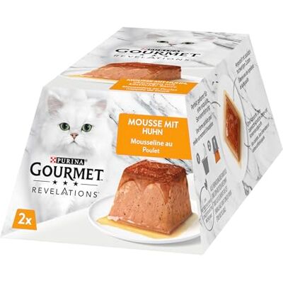 Gourmet Purina Revelations Mousse au Poulet, Lot de 24 (24 x 57 g) - Publicité Gourmet Purina Revelations Mousse au Poulet, Lot de 24 (24 x 57 g) - Publicité