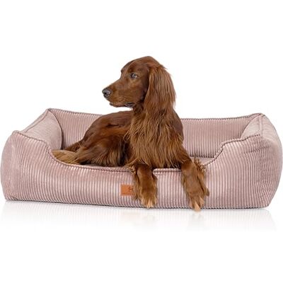 Knuffelwuff Panier pour Chien orthopédique en Velours côtelé Aspect tissé Main Nunavut XXL 120 x 85cm Rose Housse Amovible Lavable pour Grands, Moyens et Petits Chiens - Publicité Knuffelwuff Panier pour Chien orthopédique en Velours côtelé Aspect tissé Main Nunavut XXL 120 x 85cm Rose Housse Amovible Lavable pour Grands, Moyens et Petits Chiens - Publicité