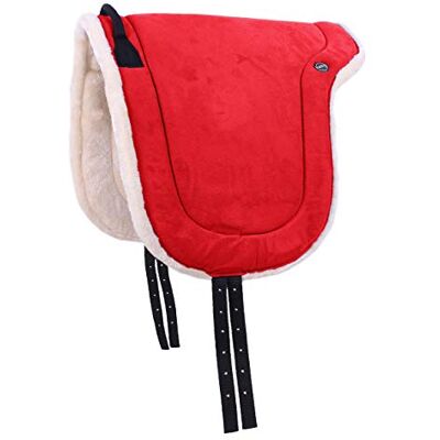 Tapis de selle sans arçon - Rouge - Poney - Publicité Tapis de selle sans arçon - Rouge - Poney - Publicité
