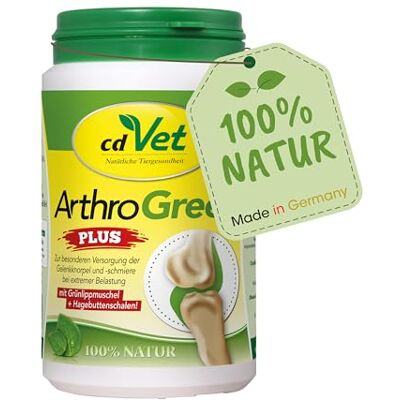 cdVet ArthroGreen Plus - Complément pour articulations chiens et chats - Publicité cdVet ArthroGreen Plus - Complément pour articulations chiens et chats - Publicité