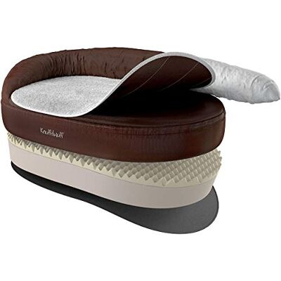Knuffelwuff Panier orthopédique pour chien lit pour chien Jessy marron 100 x 65cm - Publicité Knuffelwuff Panier orthopédique pour chien lit pour chien Jessy marron 100 x 65cm - Publicité