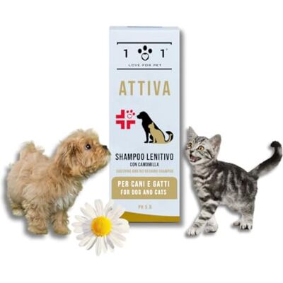Linea 101 Shampoo pour Animaux - Doux & Apaisant - Publicité Linea 101 Shampoo pour Animaux - Doux & Apaisant - Publicité